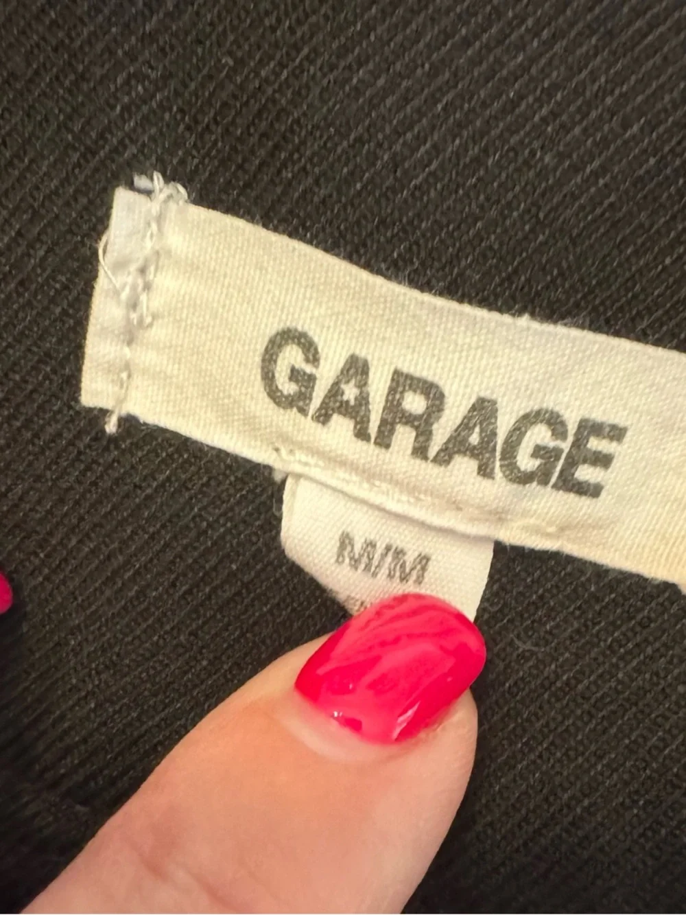 Garage Black Ultra Mini Skirt with Pleated‎ Detail Size M